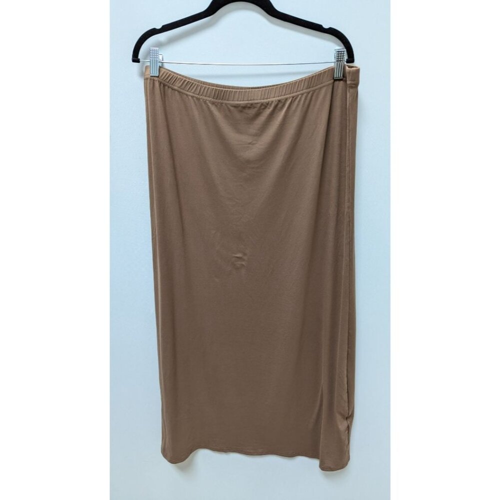 Lybiogs Brown Crop T-Shirt & Maxi Skirt Set Y2K - Picture 4 of 4